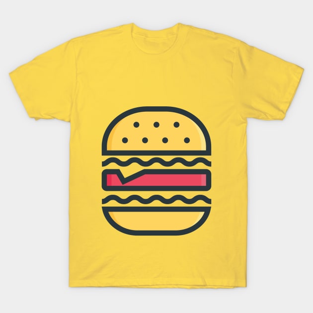 just a burger T-Shirt by NEWTOM29